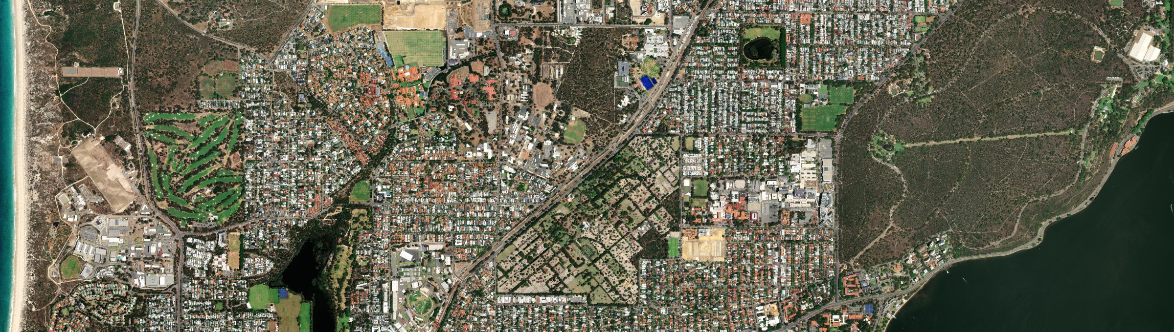 Aerial view of Karrakatta, WA