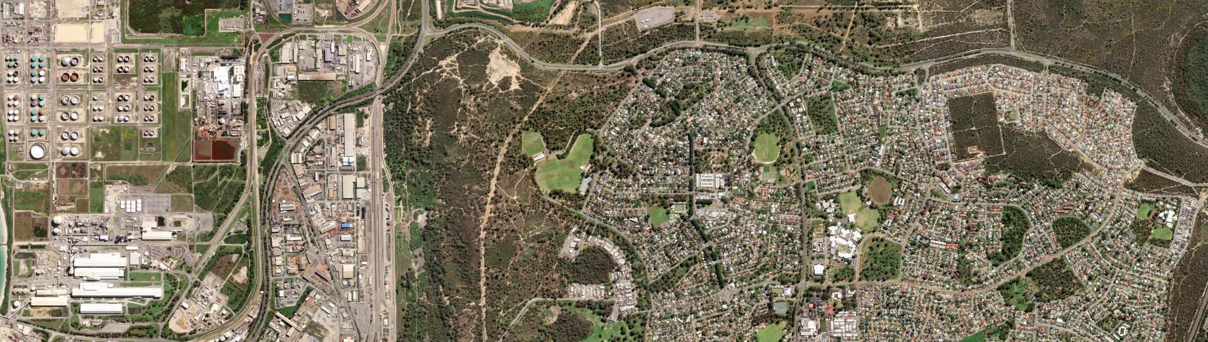 Aerial view of Medina, WA