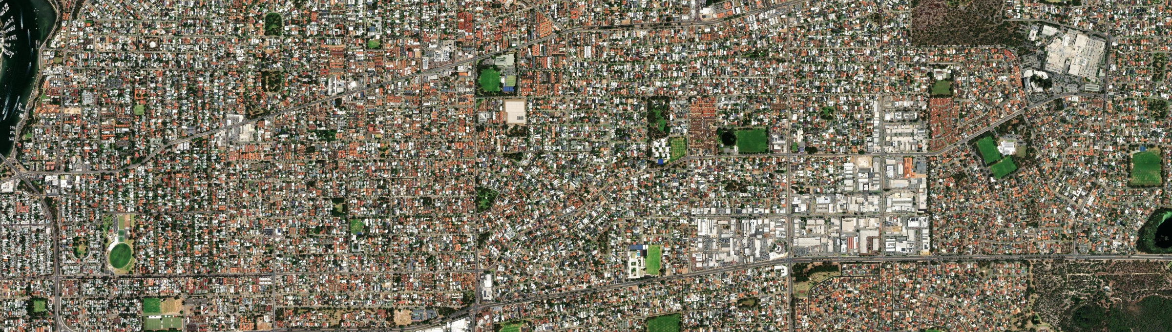 Aerial view of Melville (WA), WA