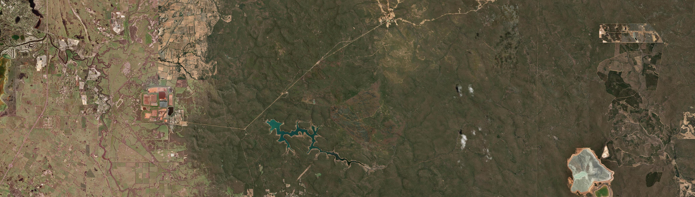 Aerial view of Banksiadale, WA
