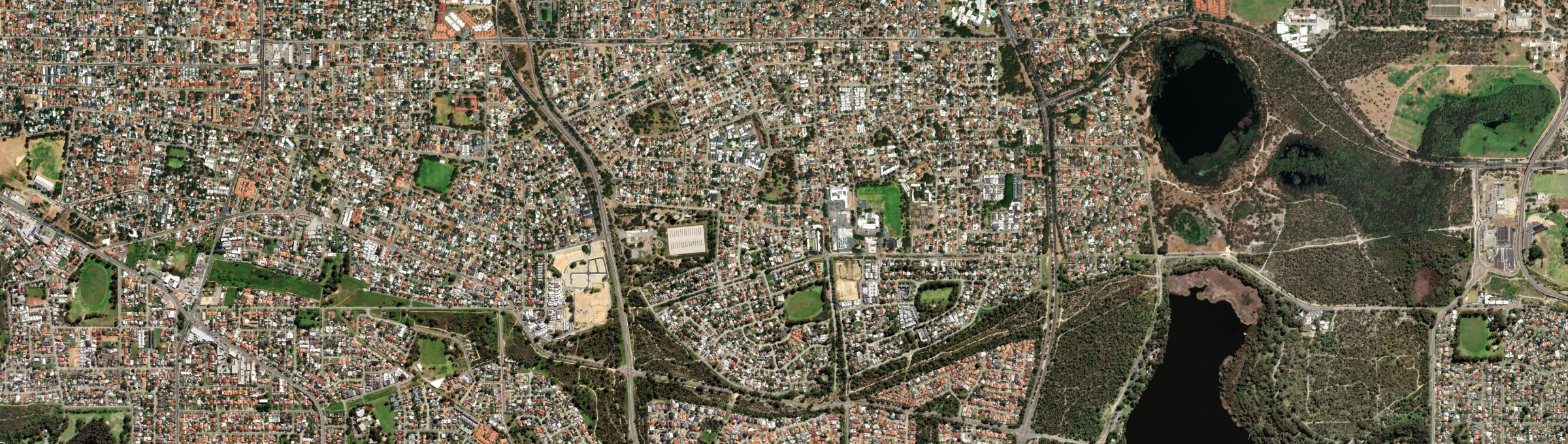 Aerial view of Coolbellup, WA