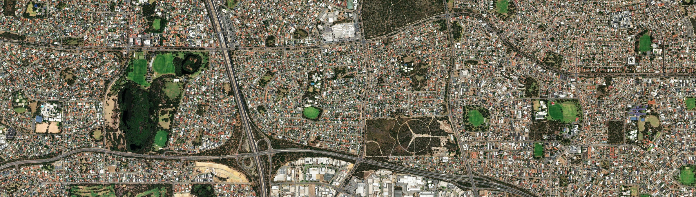 Aerial view of Hamersley, WA