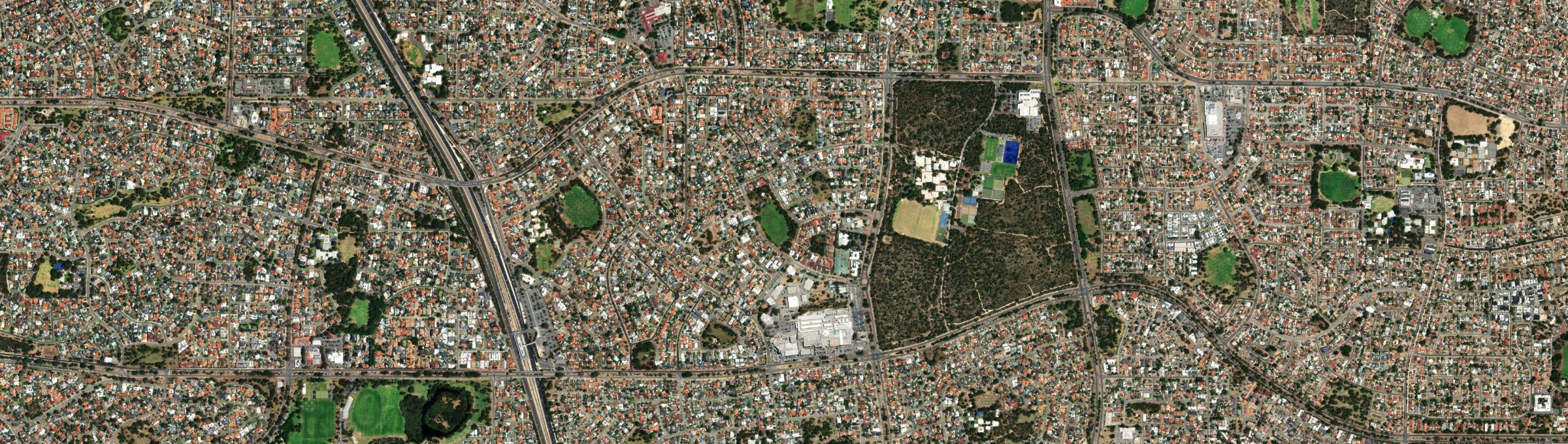 Aerial view of Warwick (WA), WA