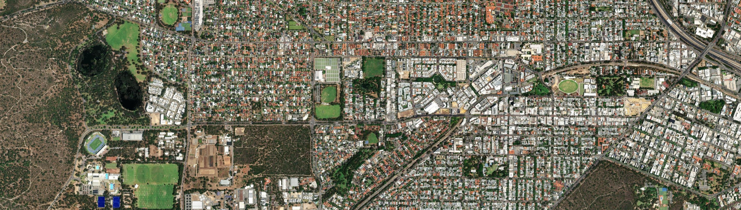Aerial view of Jolimont, WA