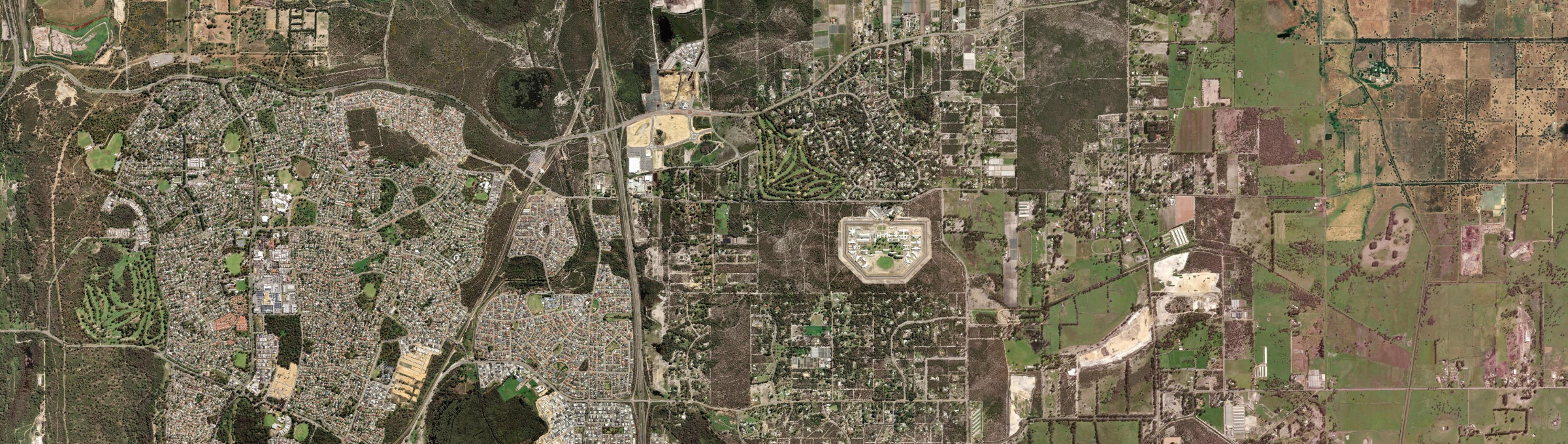 Aerial view of Casuarina (WA), WA