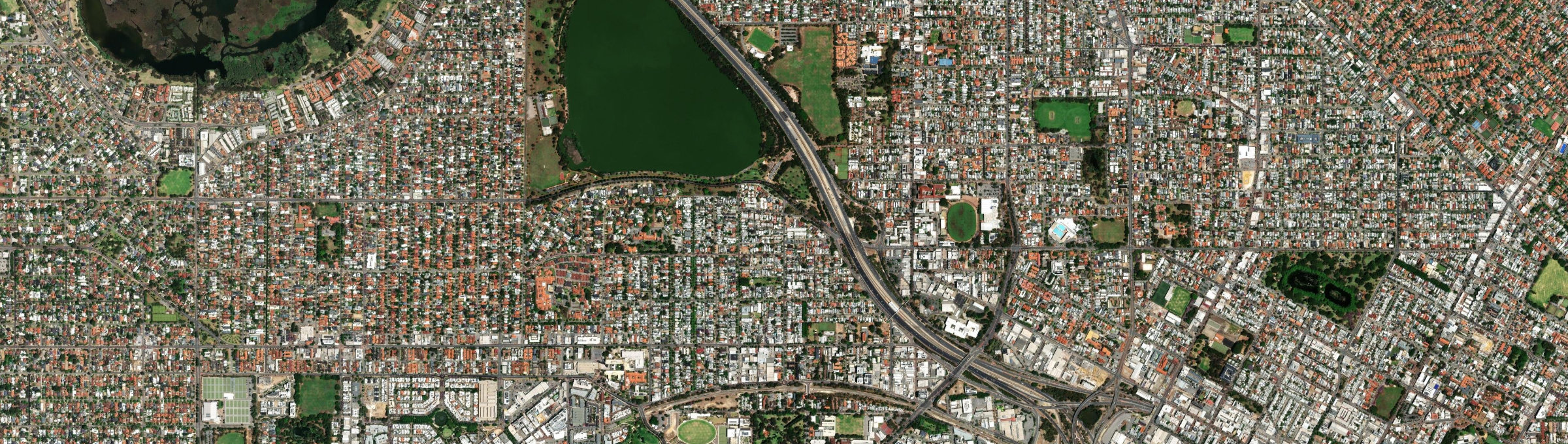 Aerial view of West Leederville, WA