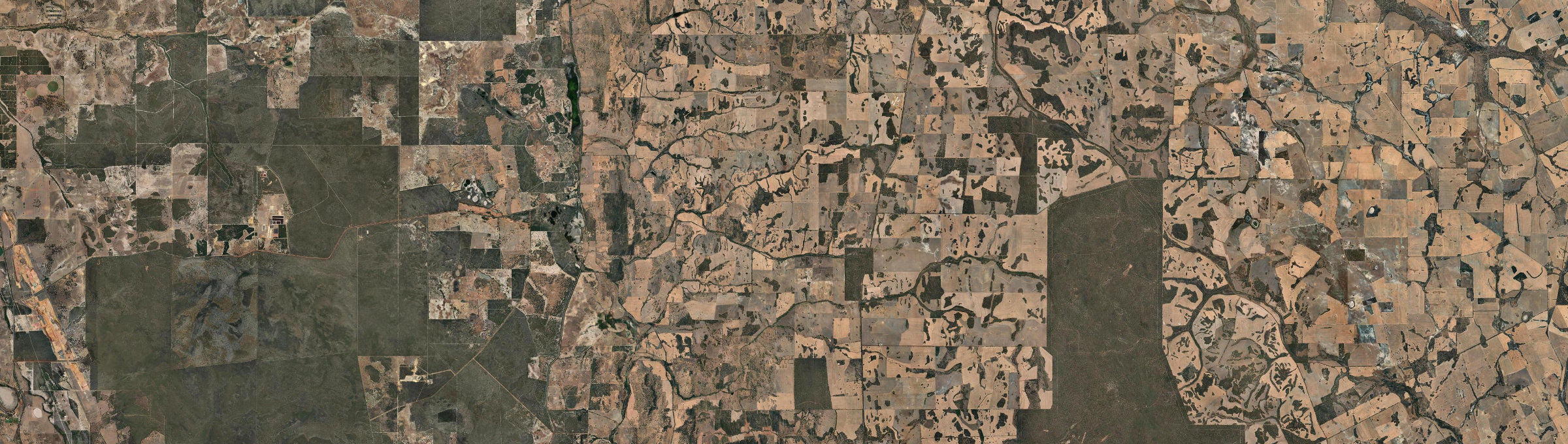 Aerial view of Wannamal, WA