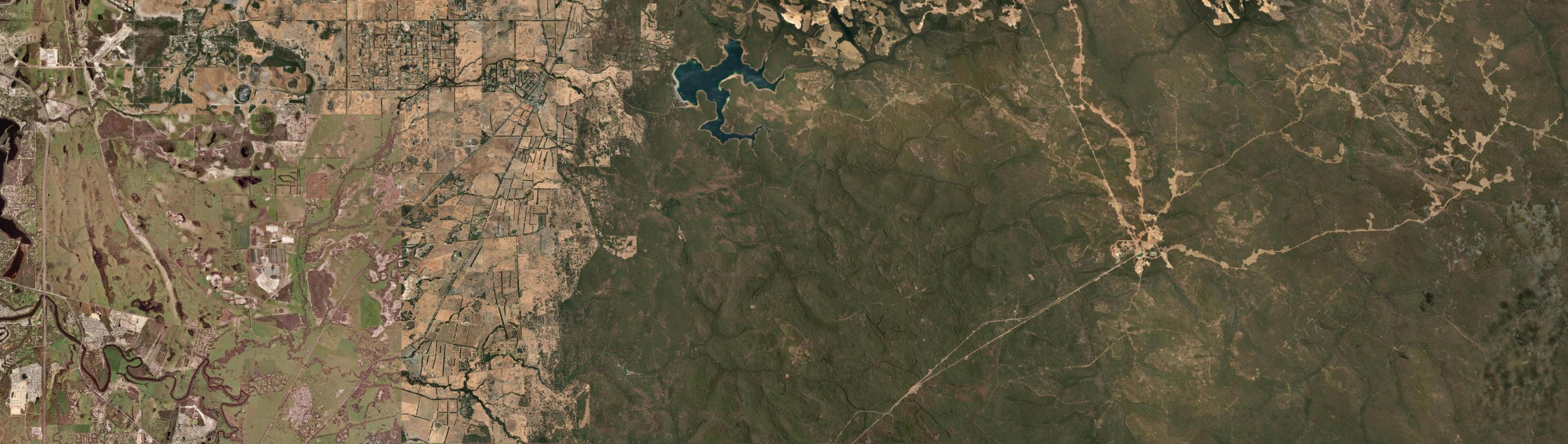 Aerial view of Whittaker, WA