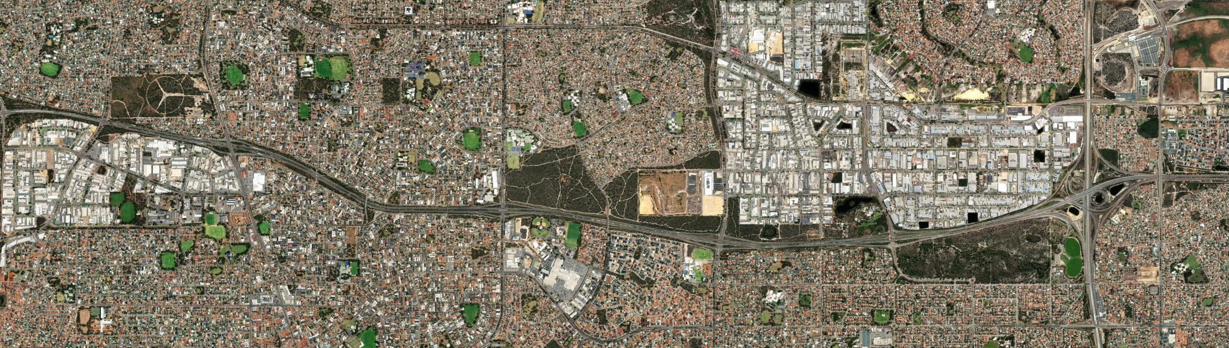 Aerial view of Mirrabooka (WA), WA