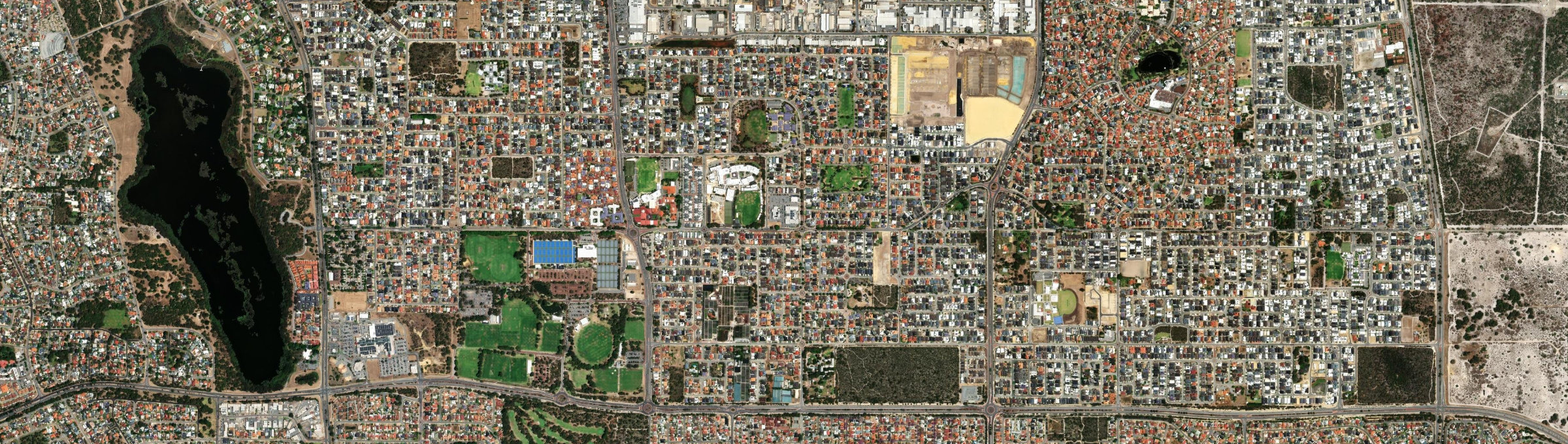 Aerial view of Darch, WA