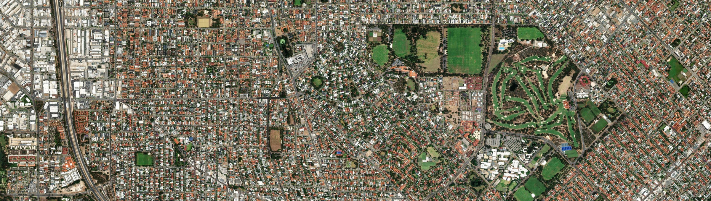 Aerial view of Coolbinia, WA