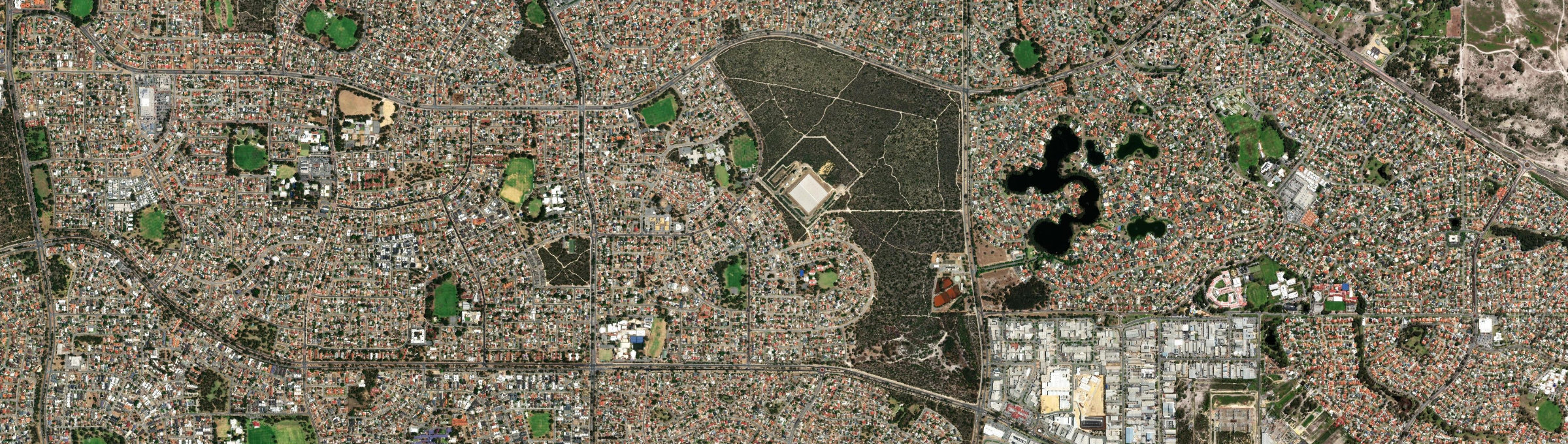 Aerial view of Koondoola, WA