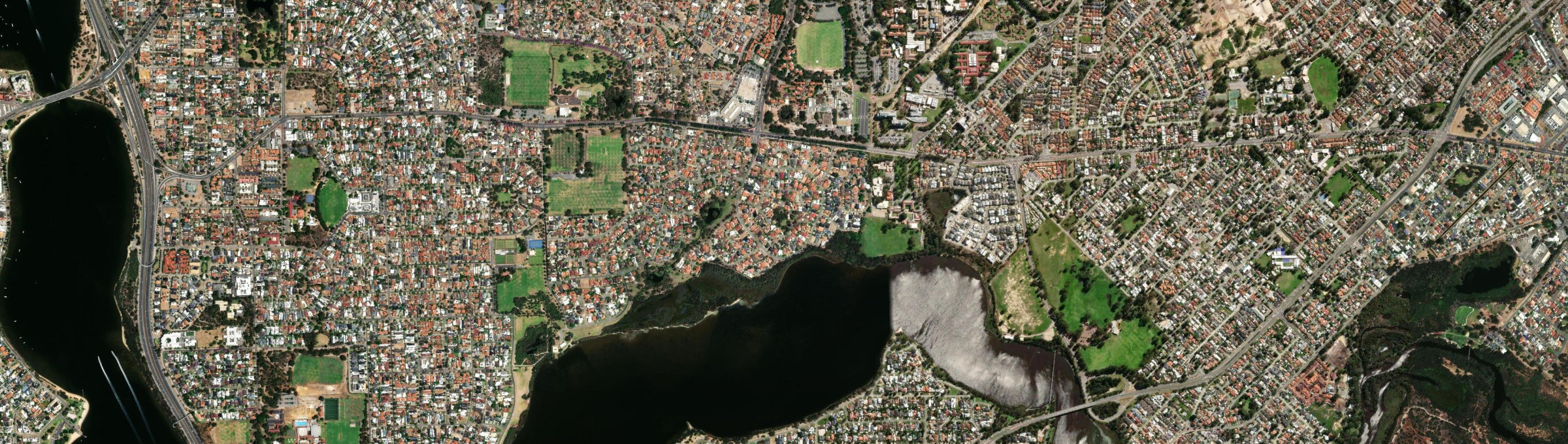 Aerial view of Waterford (WA), WA