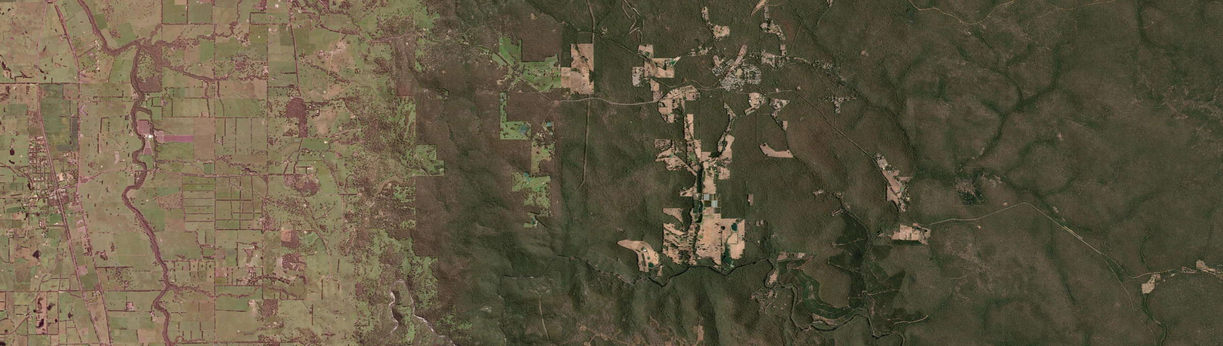 Aerial view of Teesdale (WA), WA
