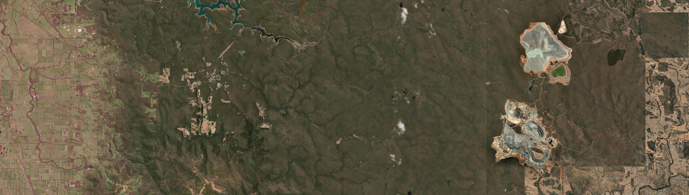 Aerial view of Inglehope, WA