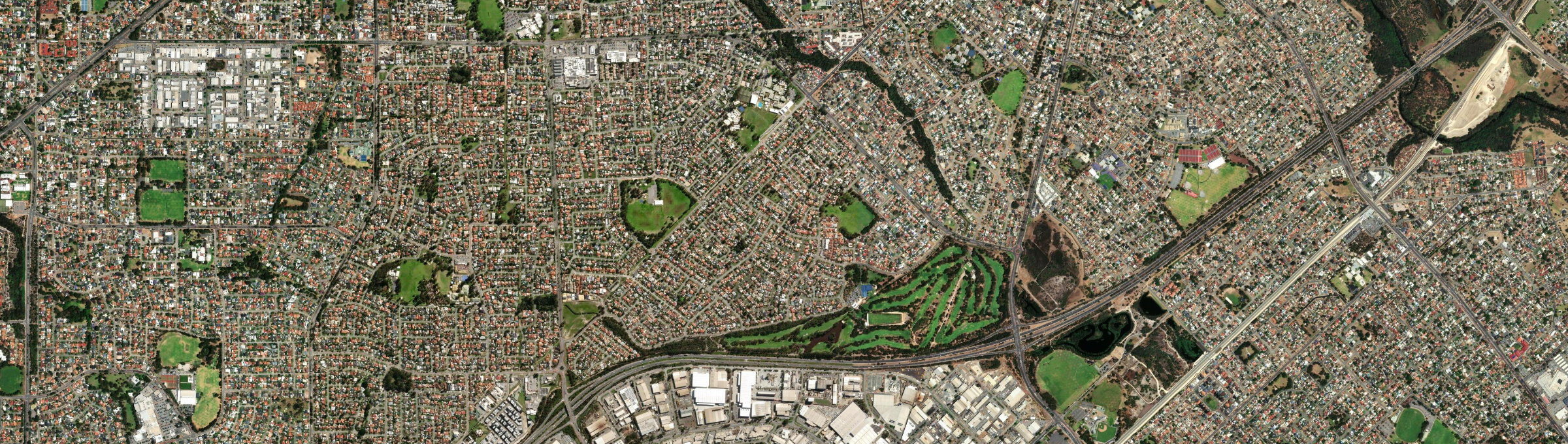 Aerial view of Parkwood (WA), WA