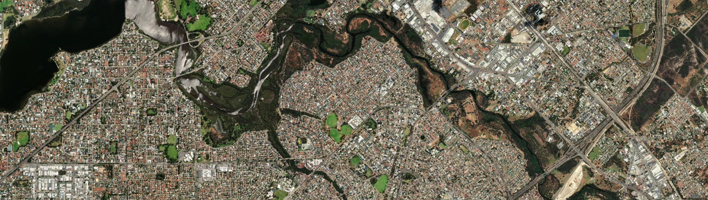 Aerial view of Ferndale (WA), WA