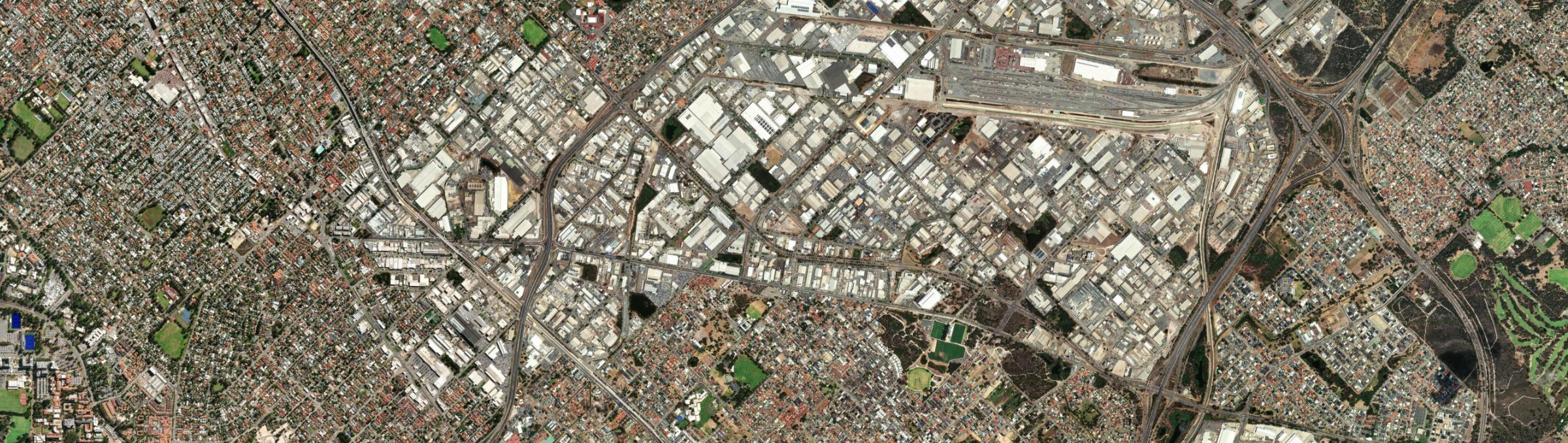 Aerial view of Welshpool (WA), WA