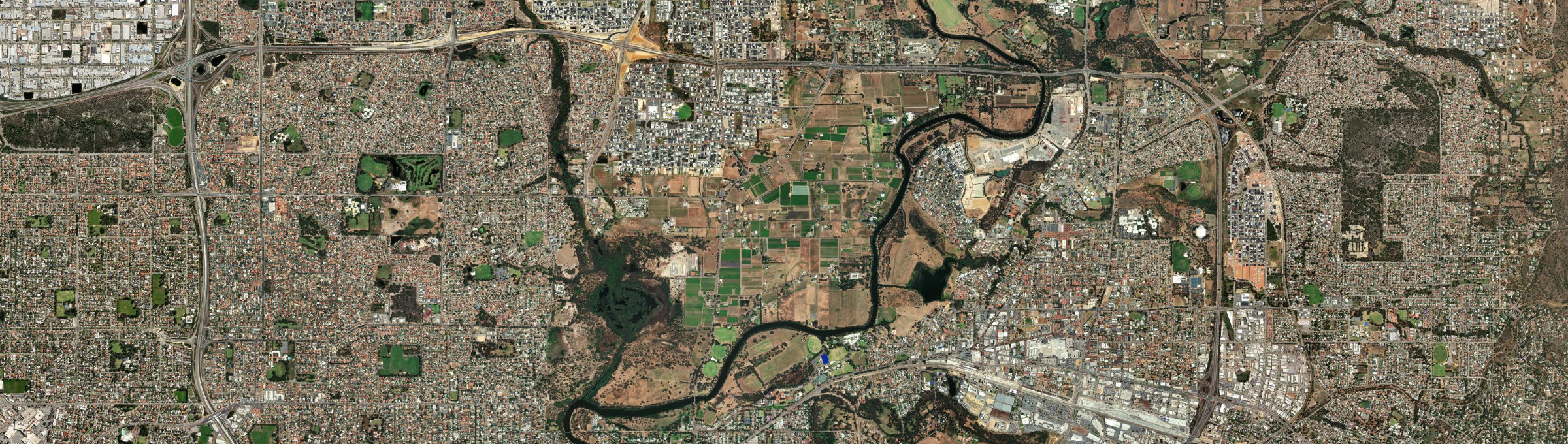 Aerial view of Caversham, WA
