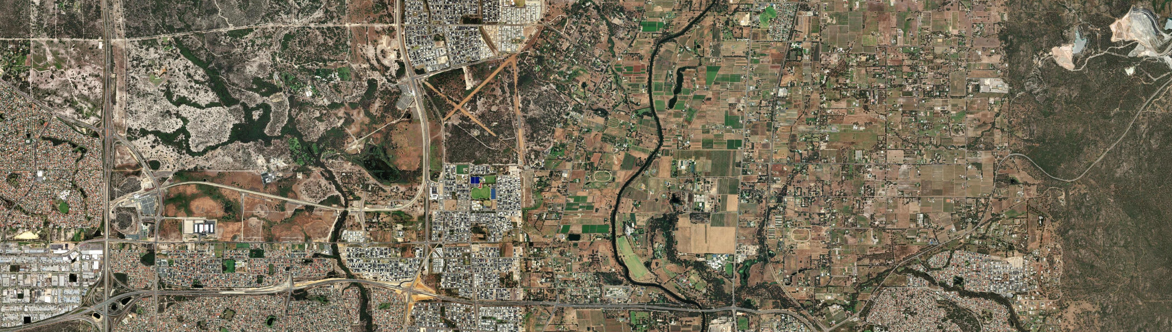 Aerial view of West Swan, WA