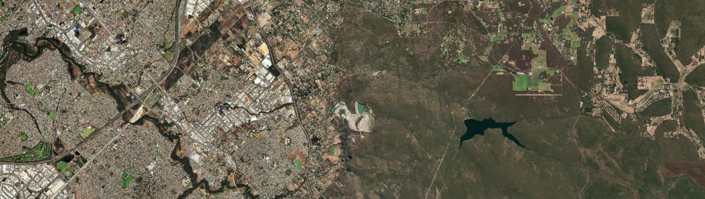Aerial view of Orange Grove (WA), WA