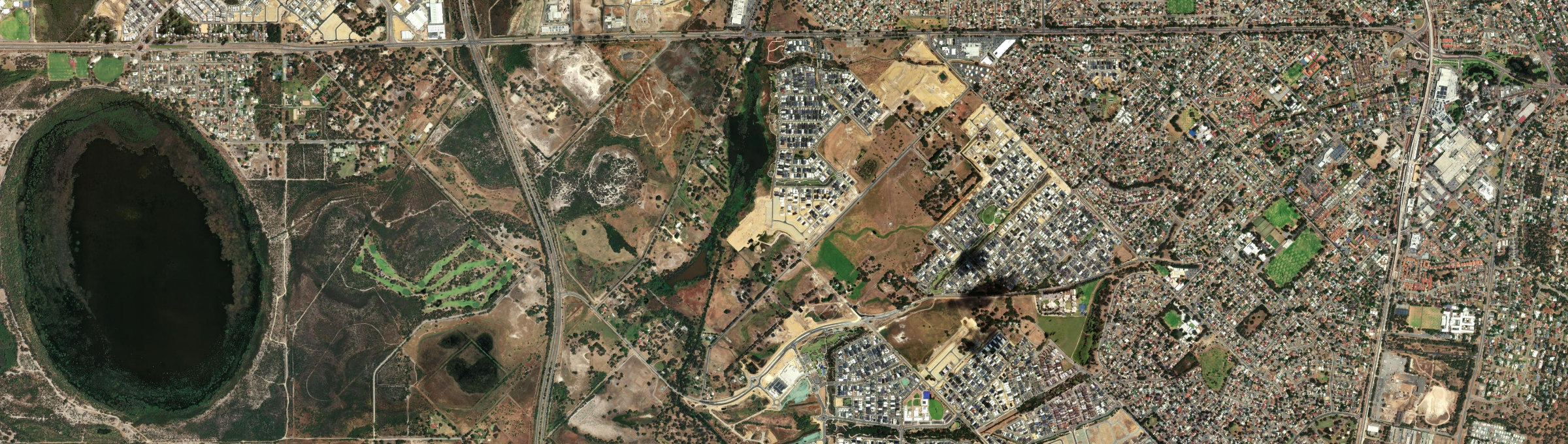 Aerial view of Haynes, WA