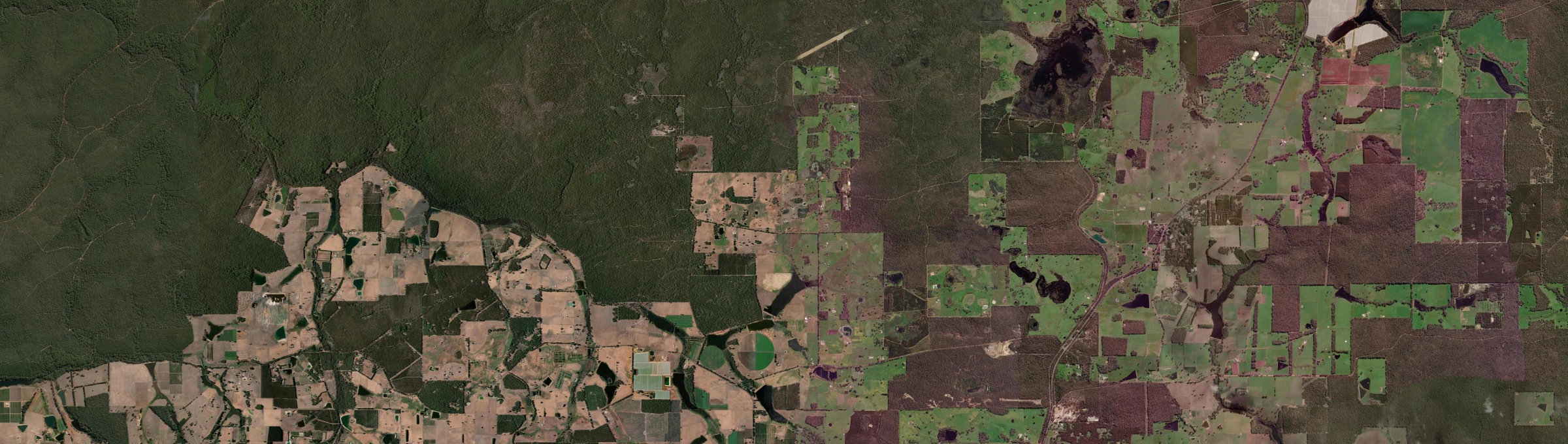 Aerial view of Linfarne, WA