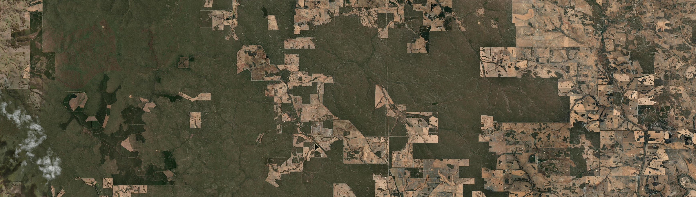 Aerial view of Wilga, WA