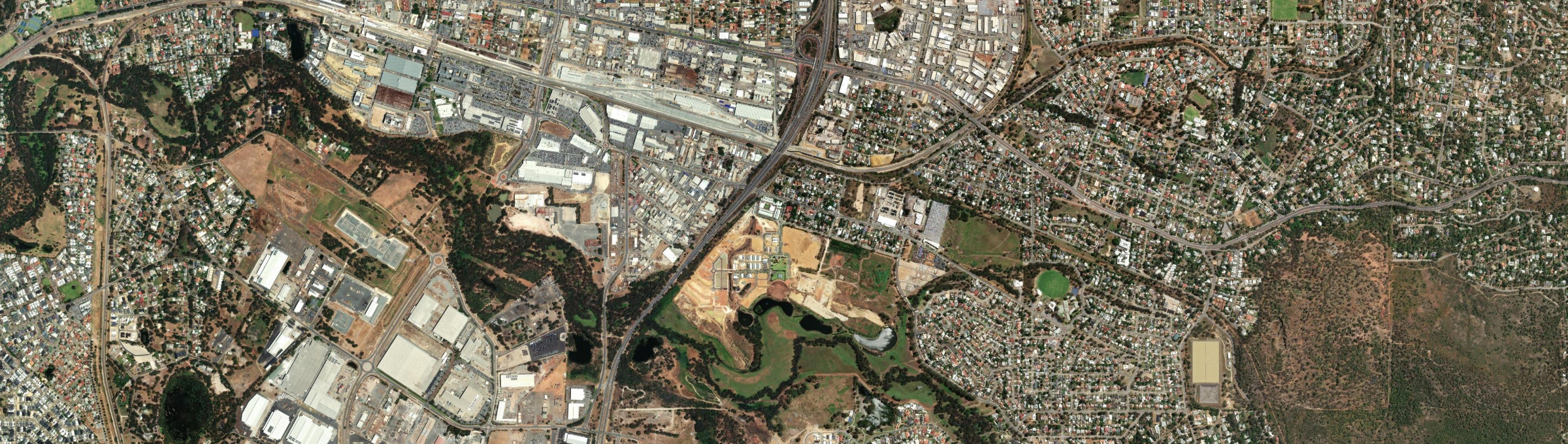 Aerial view of Bellevue (WA), WA