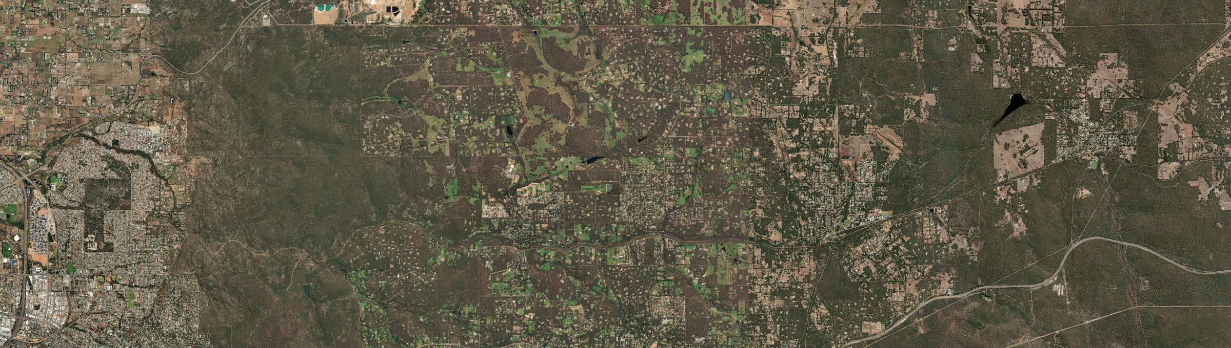 Aerial view of Stoneville, WA