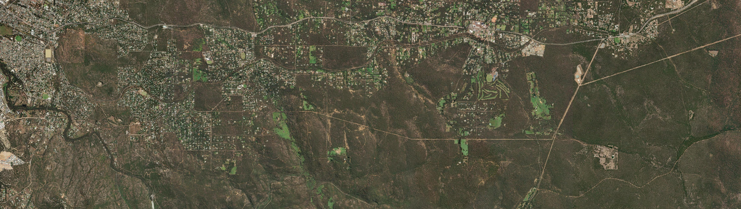 Aerial view of Mahogany Creek, WA