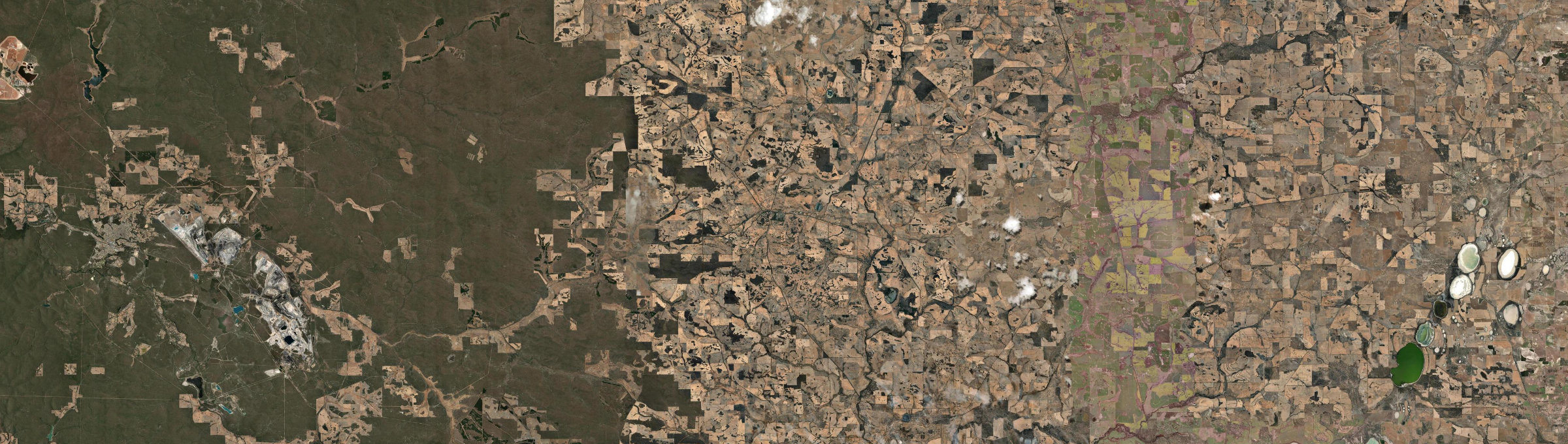 Aerial view of Darkan, WA