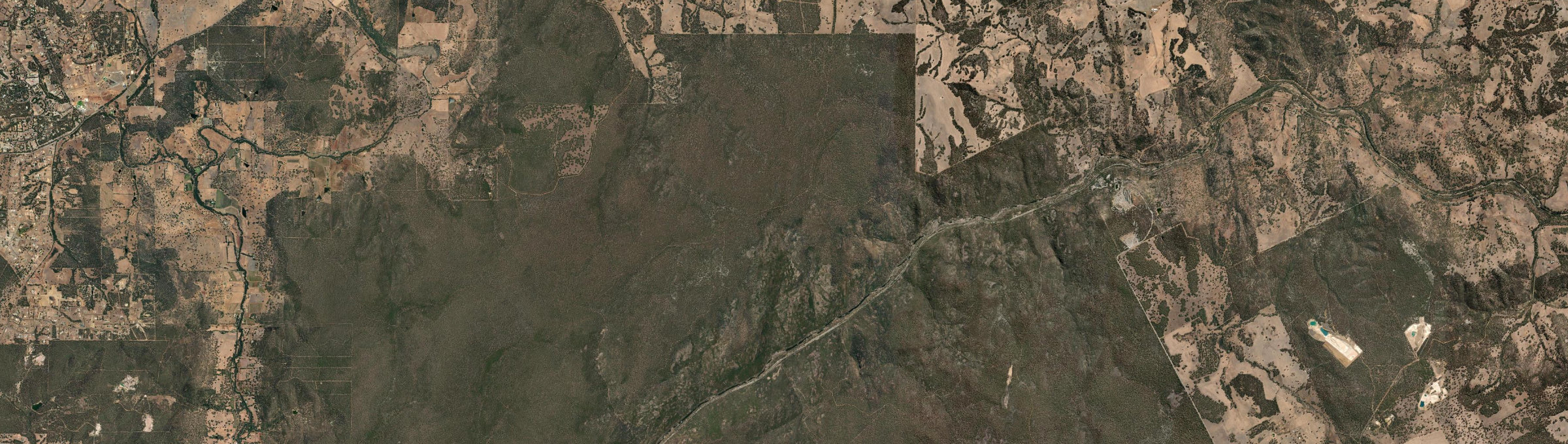 Aerial view of Moondyne, WA
