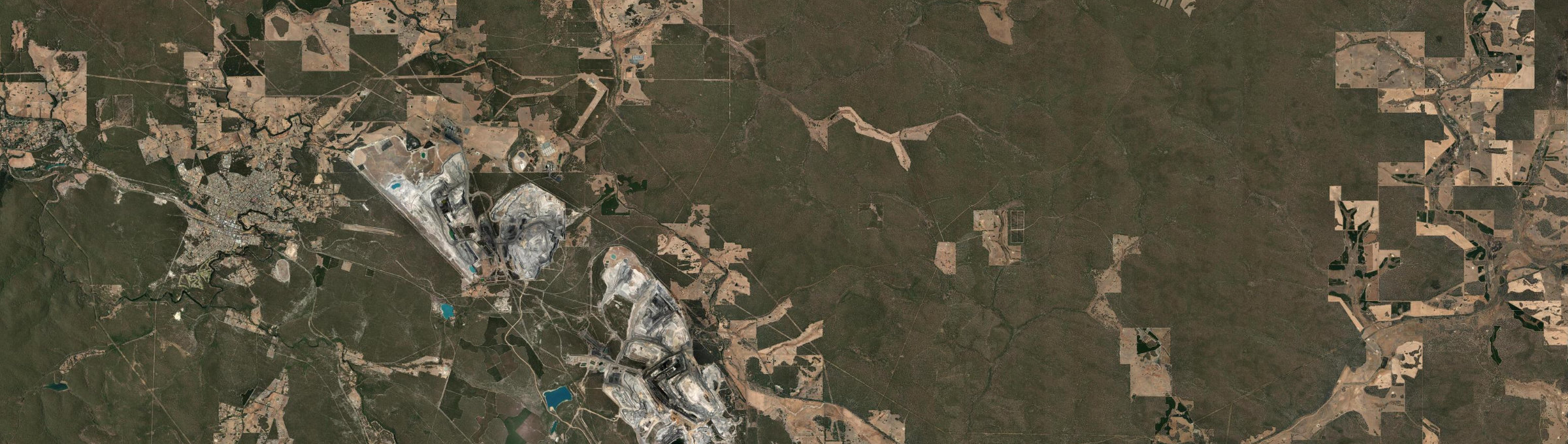 Aerial view of Buckingham (WA), WA