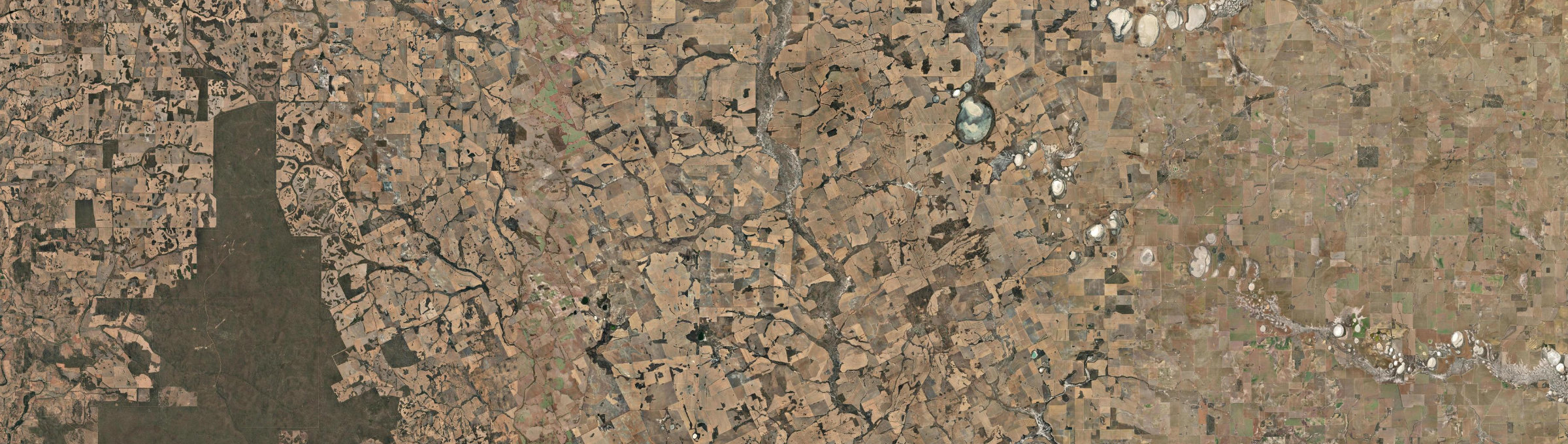 Aerial view of Karranadgin, WA