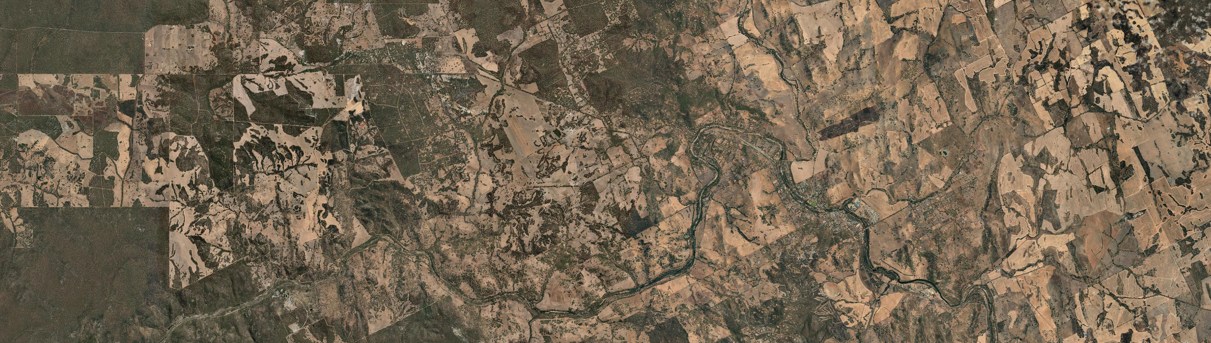 Aerial view of West Toodyay, WA