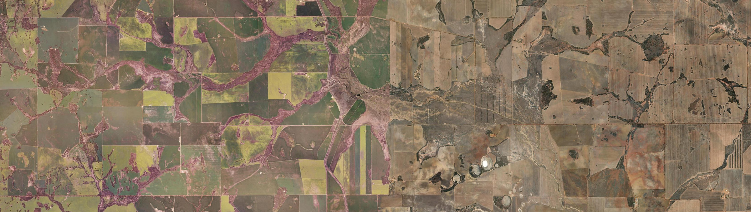 Aerial view of Gabalong, WA