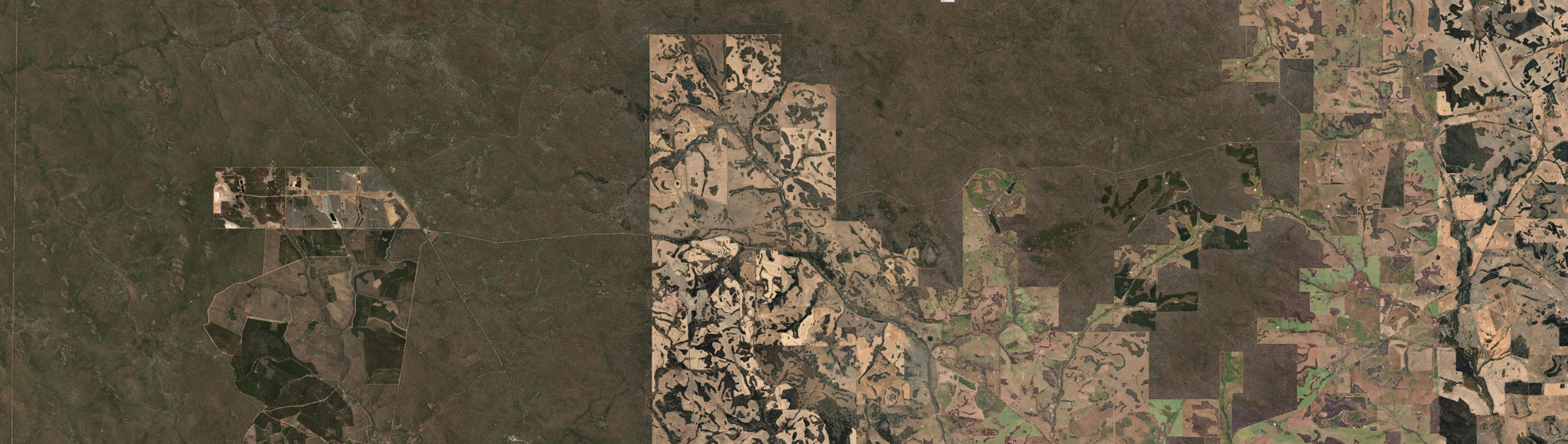 Aerial view of Springs, WA