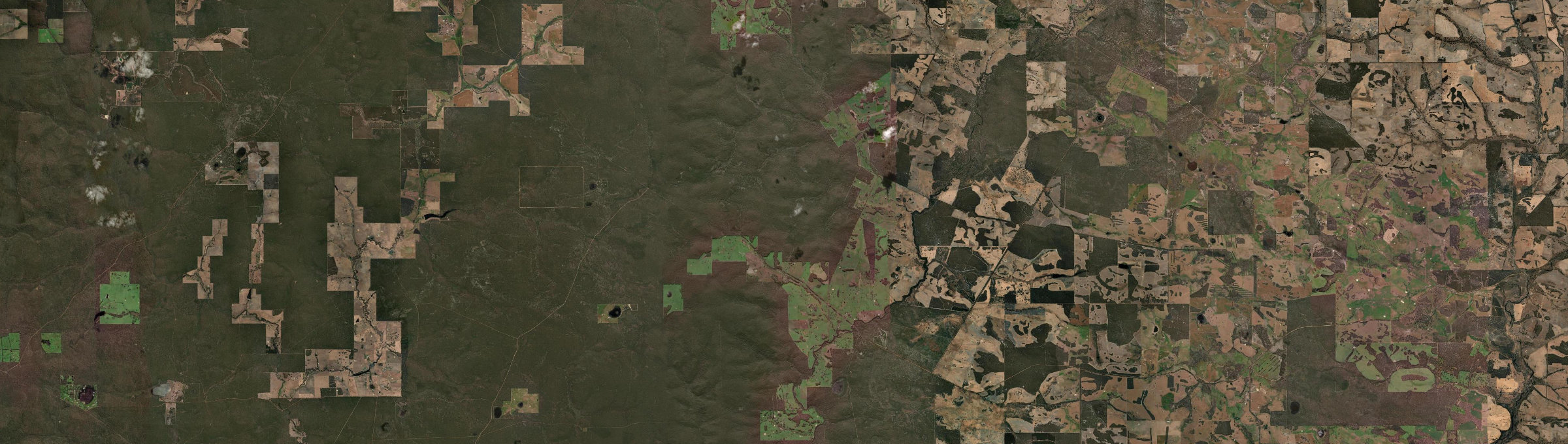 Aerial view of Tonebridge, WA