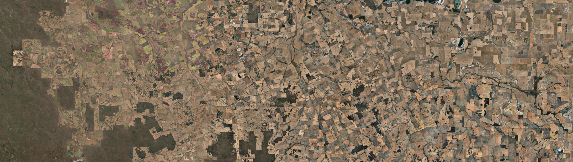 Aerial view of Brookton, WA