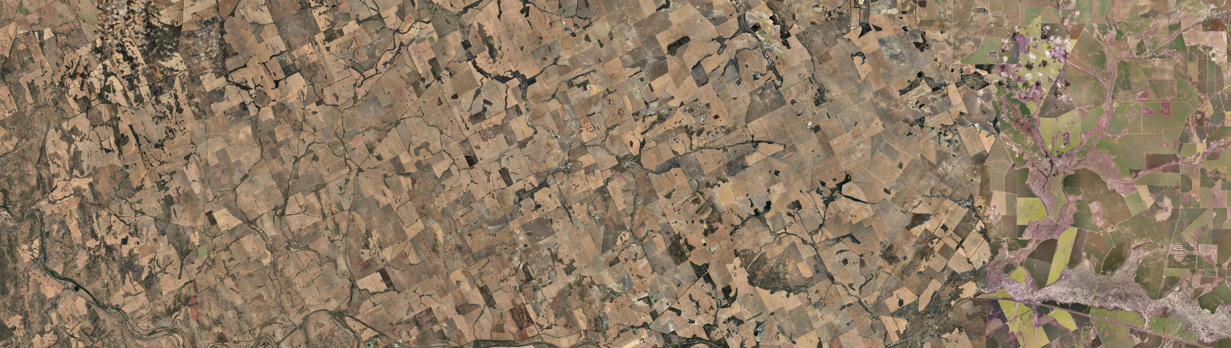 Aerial view of Southern Brook, WA