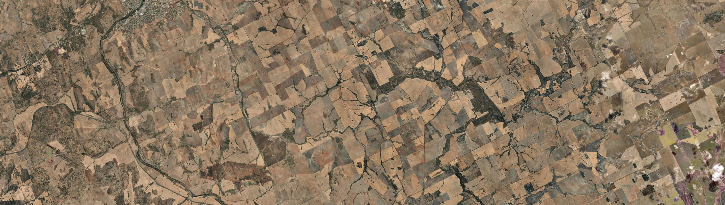 Aerial view of Throssell, WA