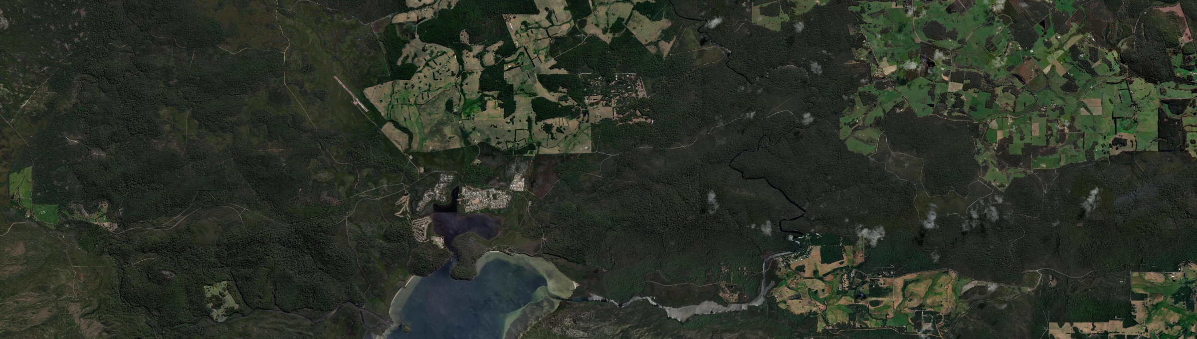 Aerial view of Walpole, WA