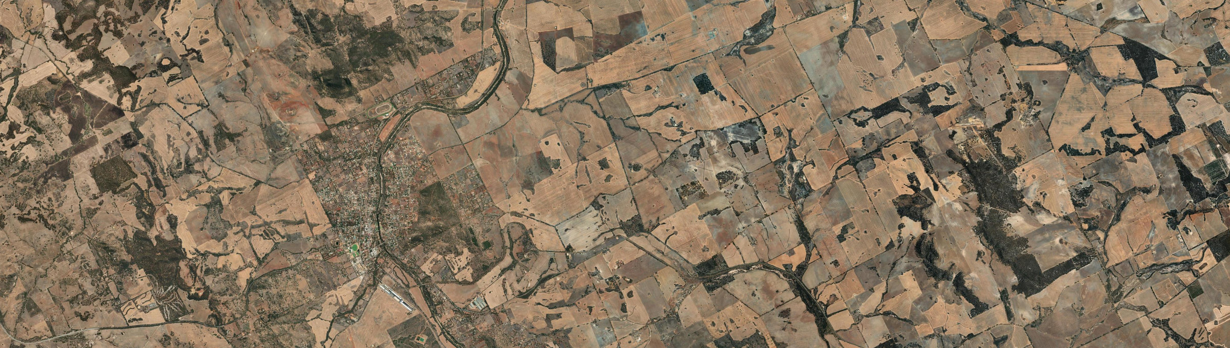 Aerial view of Cold Harbour, WA