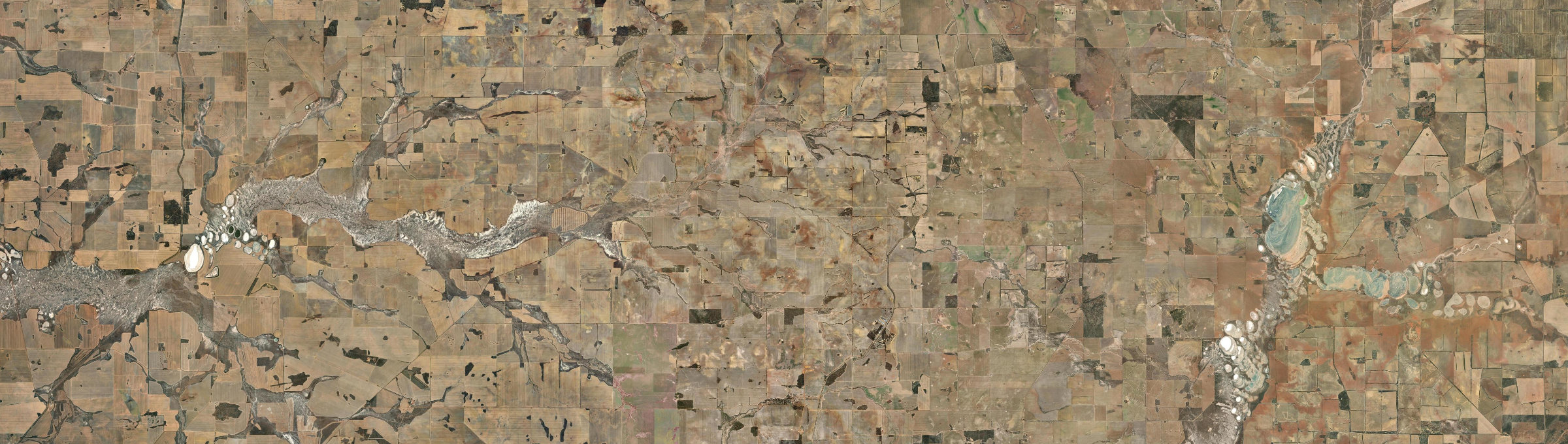 Aerial view of Cadoux, WA