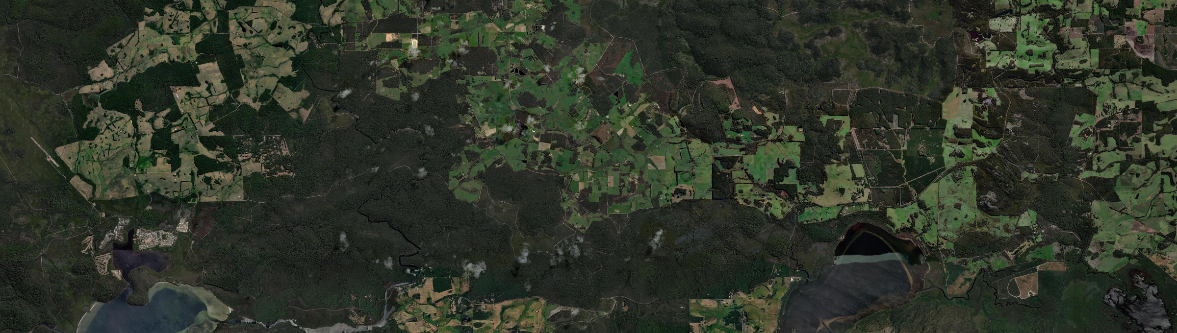 Aerial view of Tingledale, WA