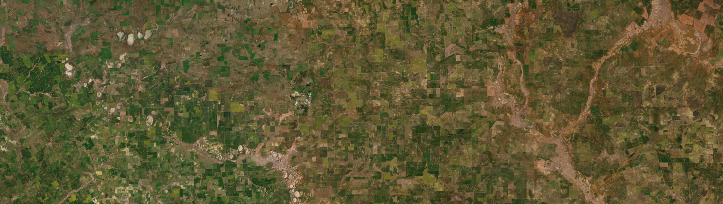 Aerial view of Korrelocking, WA