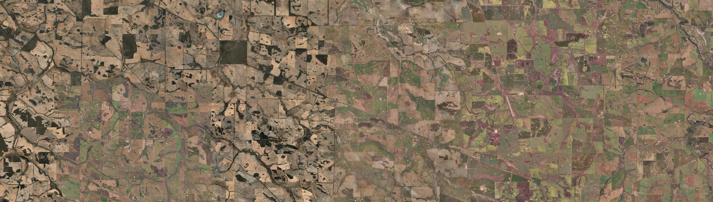 Aerial view of Boilup, WA