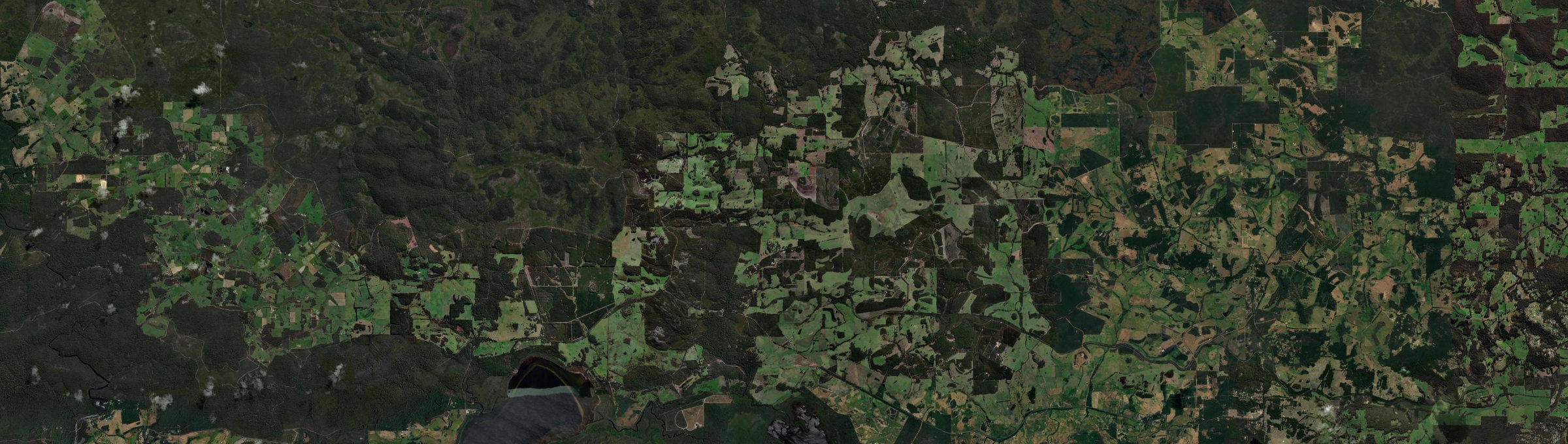 Aerial view of Kentdale, WA