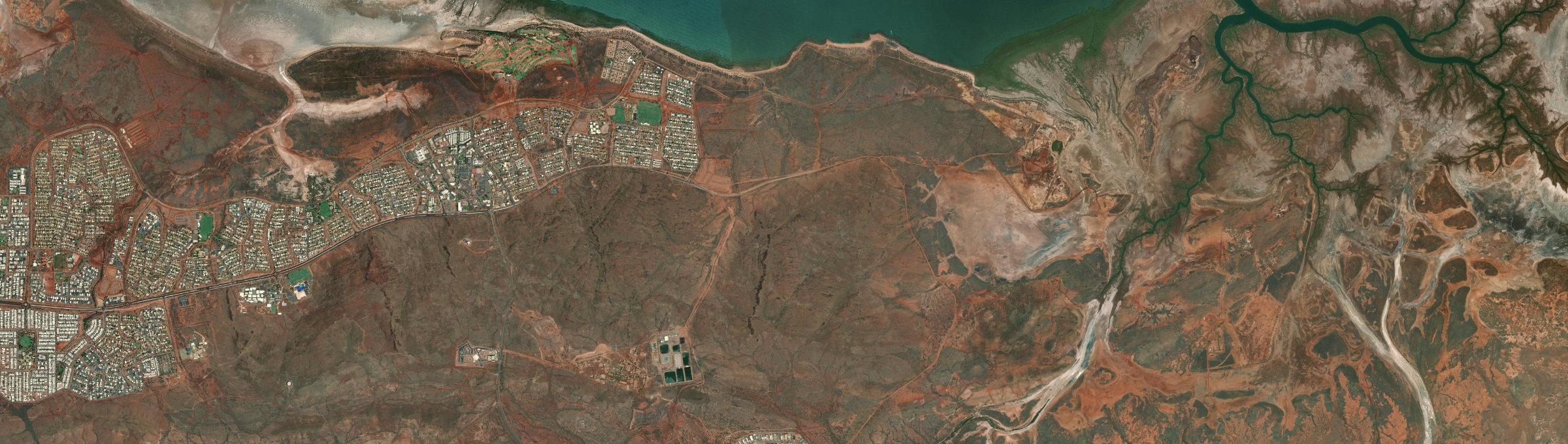 Aerial view of Mulataga, WA